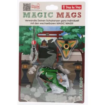 Doplnkový set obrázkov MAGIC MAGS Ninja Kimo k aktovkám GRADE, SPACE, CLOUD, 2IN1 a KID