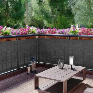 Balkónový kryt 1x5m, sivý
