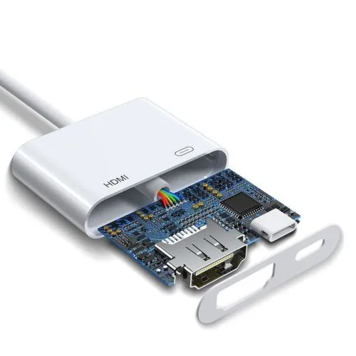 Joyroom Converter Lightning (male) to Digital HDMI (female) + Lightning (female), FullHD 1080p, 60Hz, biela (S-H141)