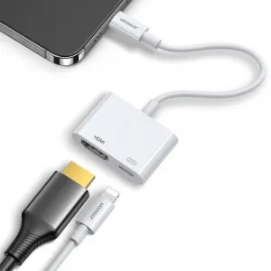 Joyroom Converter Lightning (male) to Digital HDMI (female) + Lightning (female), FullHD 1080p, 60Hz, biela (S-H141)