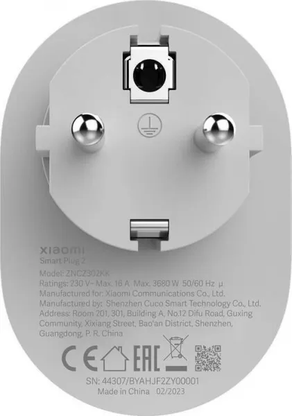 Xiaomi Mi Smart Plug 2 - Inteligentná zásuvka
