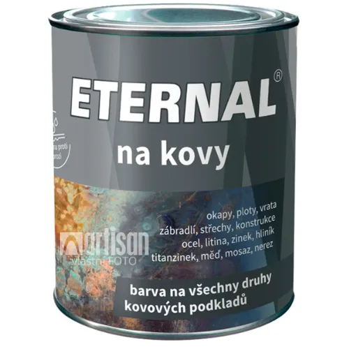 ETERNAL Na kovy - antikorózna farba na kov 0.7 l Strieborna 441