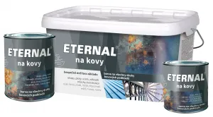 ETERNAL Na kovy - antikorózna farba na kov 5 l Strieborná 441