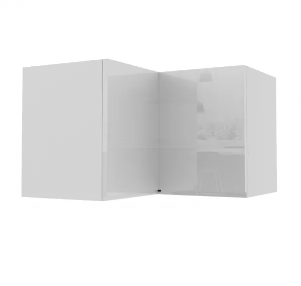 ArtExt Kuchynská skrinka horná rohová nízka FLORENCE lesk | W12 60/36 Farba korpusu: Grey
