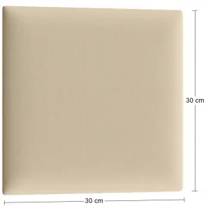 Čalúnený panel QUADRATTA 30x30 Farba: Monolith 09