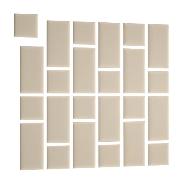 Čalúnený panel QUADRATTA 30x30 Farba: Monolith 09
