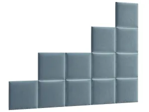 Čalúnený panel QUADRATA 40 Farba: Monolith 76