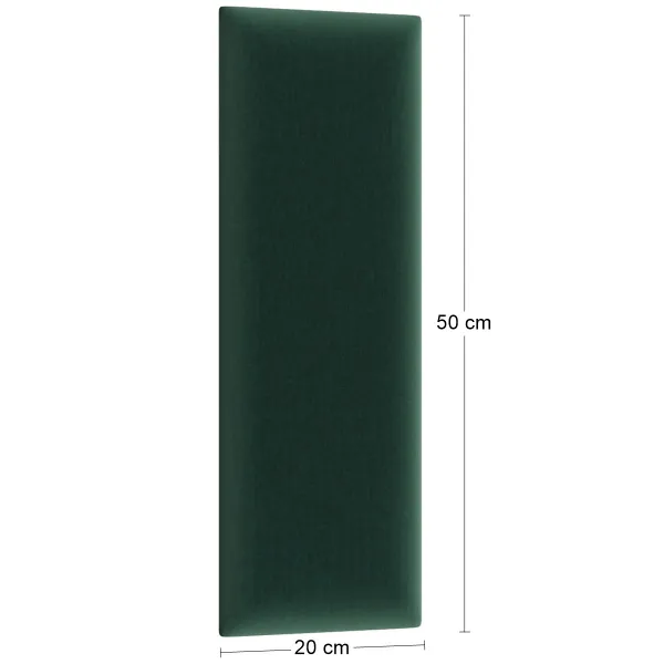 Čalúnený panel | 50 x 20 cm Farba: Monolith 37
