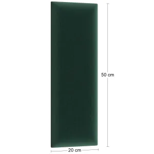 Čalúnený panel | 50 x 20 cm Farba: Monolith 37