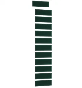 Čalúnený panel | 50 x 20 cm Farba: Monolith 37