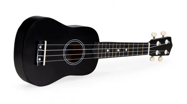 Detská drevená gitara ukulele so 4 nylonovými strunami