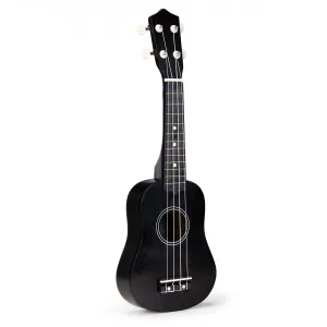 Detská drevená gitara ukulele so 4 nylonovými strunami
