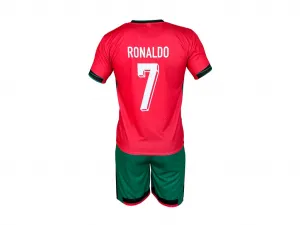 JAKS DETSKÝ FUTBALOVÝ DRES RONALDO PORTUGALSKO  - KOMPLET Rozmery: 122
