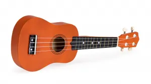 Detské drevené ukulele so 4 nylonovými strunami