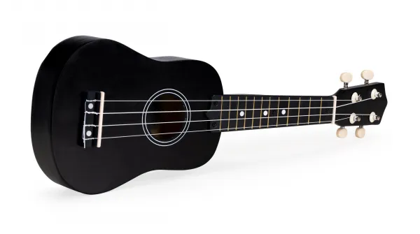Detská drevená gitara ukulele so 4 nylonovými strunami