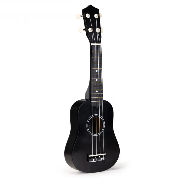 Detská drevená gitara ukulele so 4 nylonovými strunami