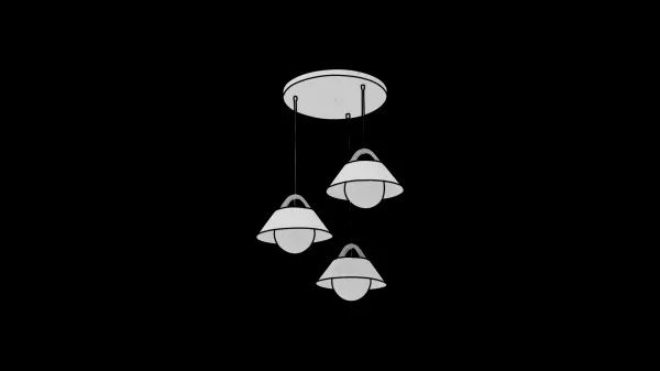 Závesné svietidlo ALMITARA II, biele