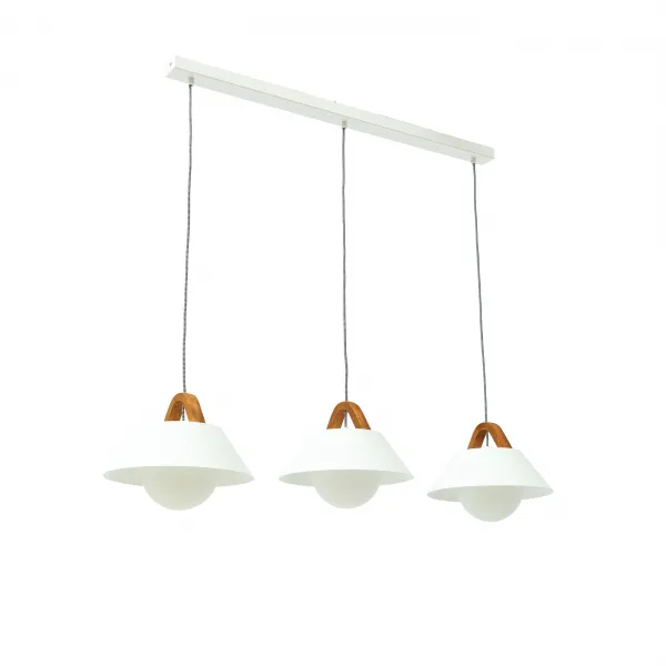 Závesná lampa ALMITARA III, biela