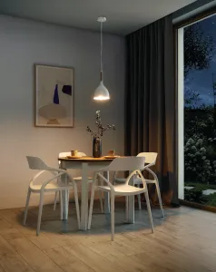 Závesná lampa Woldes, 17 cm