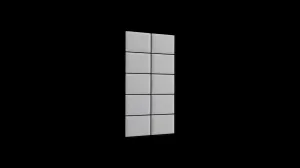Eltap Čalúnený panel SET QUADRATTA 100x200 modrý