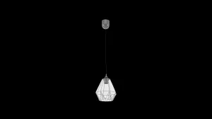Závesná lampa Bendinni 1 - čierna