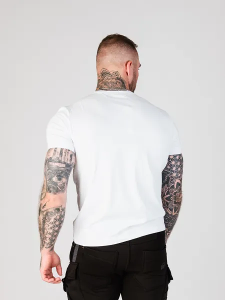 Pánske tričko CIPO & BAXX CT785 WHITE Farba: Biela, Konfekčná veľkosť: L