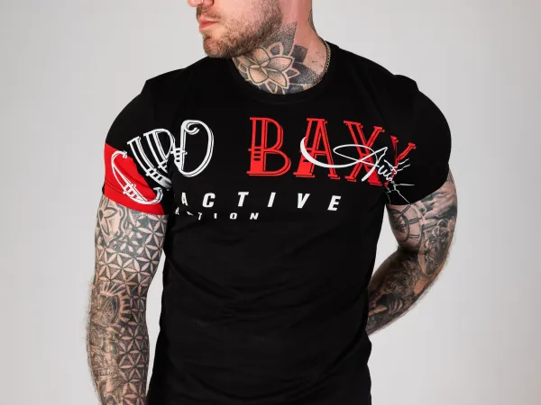 Pánske tričko CIPO & BAXX CT785 BLACK Farba: Čierna, Konfekčná veľkosť: S