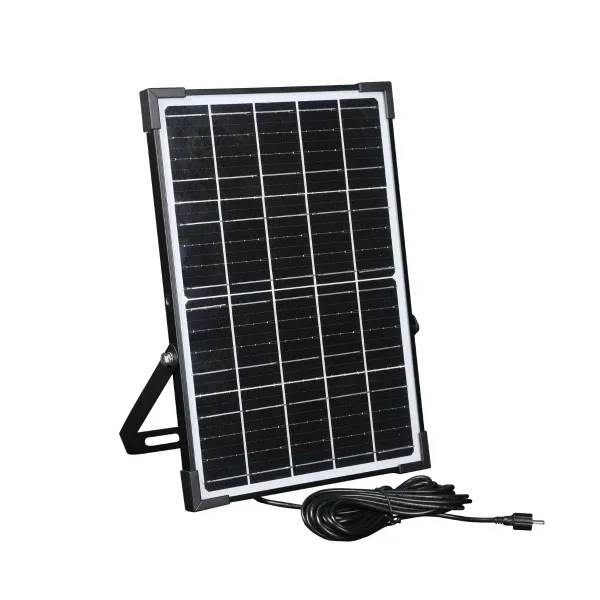 LED reflektor 4800lm so solárnym panelom + diaľkové ovládanie