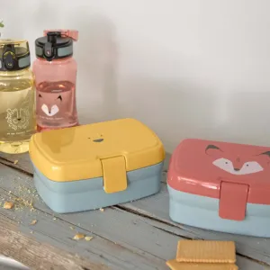 Sada obedárik a fľaša Lässig About Friends Farba: Lev
