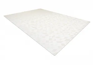 Koberec PEARL 51321A geometrický / štrukturálny, krémový