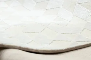 Koberec PEARL 51321A geometrický / štrukturálny, krémový