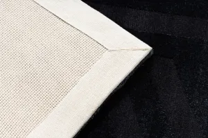 Koberec PEARL 51326E geometrický / štrukturálny, čierny