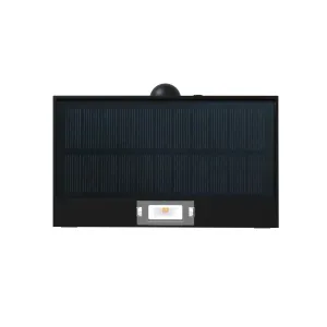 LED solárne svietidlo Brick - čierne 350lm