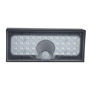 LED solárne svietidlo Brick - čierne 900lm