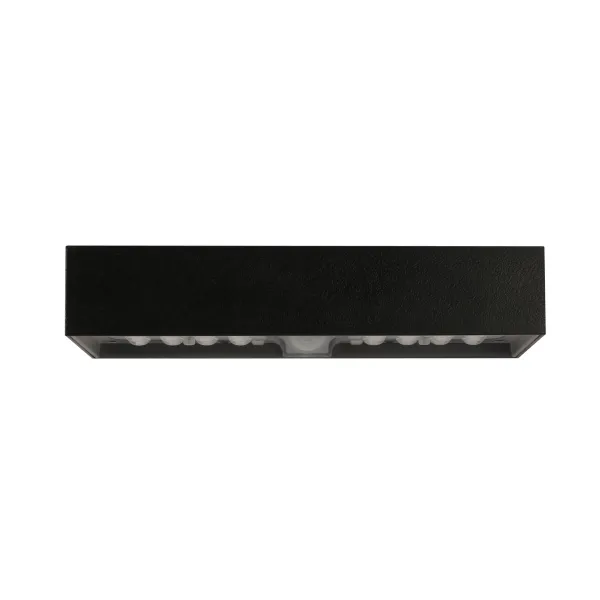 LED solárne svietidlo Brick - čierne 900lm