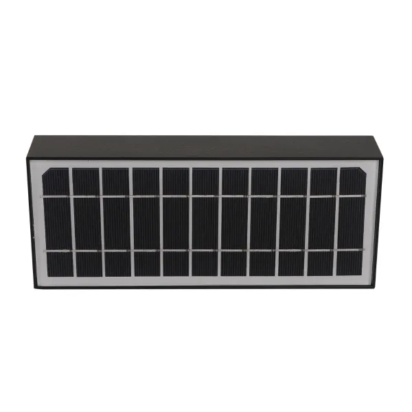 LED solárne svietidlo Brick - čierne 900lm