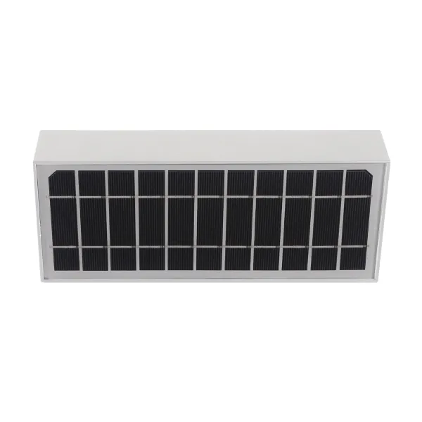 LED solárne svietidlo Brick - biele 900lm