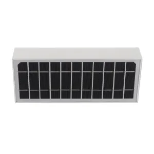 LED solárne svietidlo Brick - biele 900lm