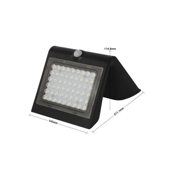 LED solárne svietidlo Wall 500Lm