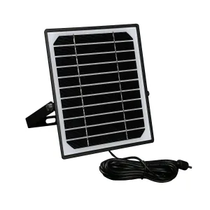 LED reflektor 1500lm so solárnym panelom + diaľkové ovládanie