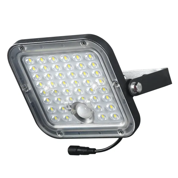LED reflektor 1500lm so solárnym panelom + diaľkové ovládanie