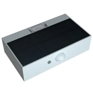 LED solárne svietidlo Brick - biele 350lm