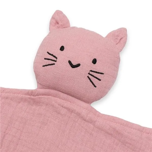 Mušelínový usínáčik New Baby Cat  pink