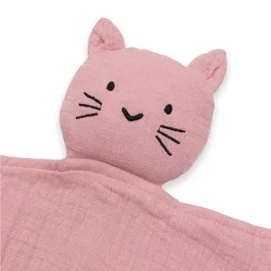 Mušelínový usínáčik New Baby Cat  pink