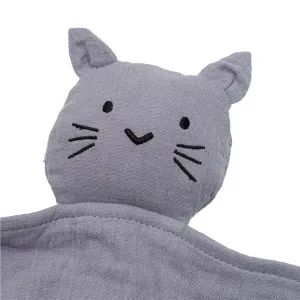 Mušelínový usínáčik New Baby Cat  grey