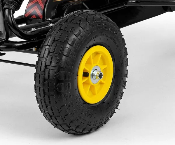 Detská šliapacia motokára Go-kart Milly Mally Thor čierna
