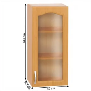 Horná skrinka LORA MDF NEW KLASIK W40S Tempo Kondela Pravé