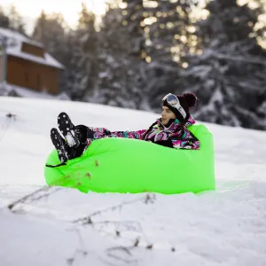 Nafukovací sedací vak LEBAG Tempo Kondela Zelená