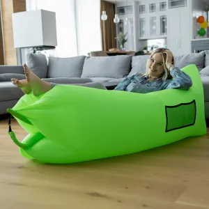 Nafukovací sedací vak LEBAG Tempo Kondela Zelená