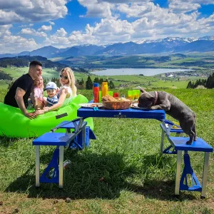 Nafukovací sedací vak LEBAG Tempo Kondela Zelená